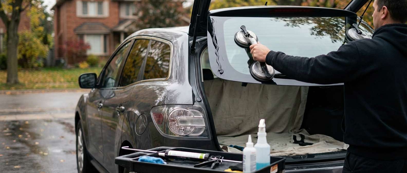 Back Glass Replacement for Mazda CX-7 2007-2012 by Alexwindshield