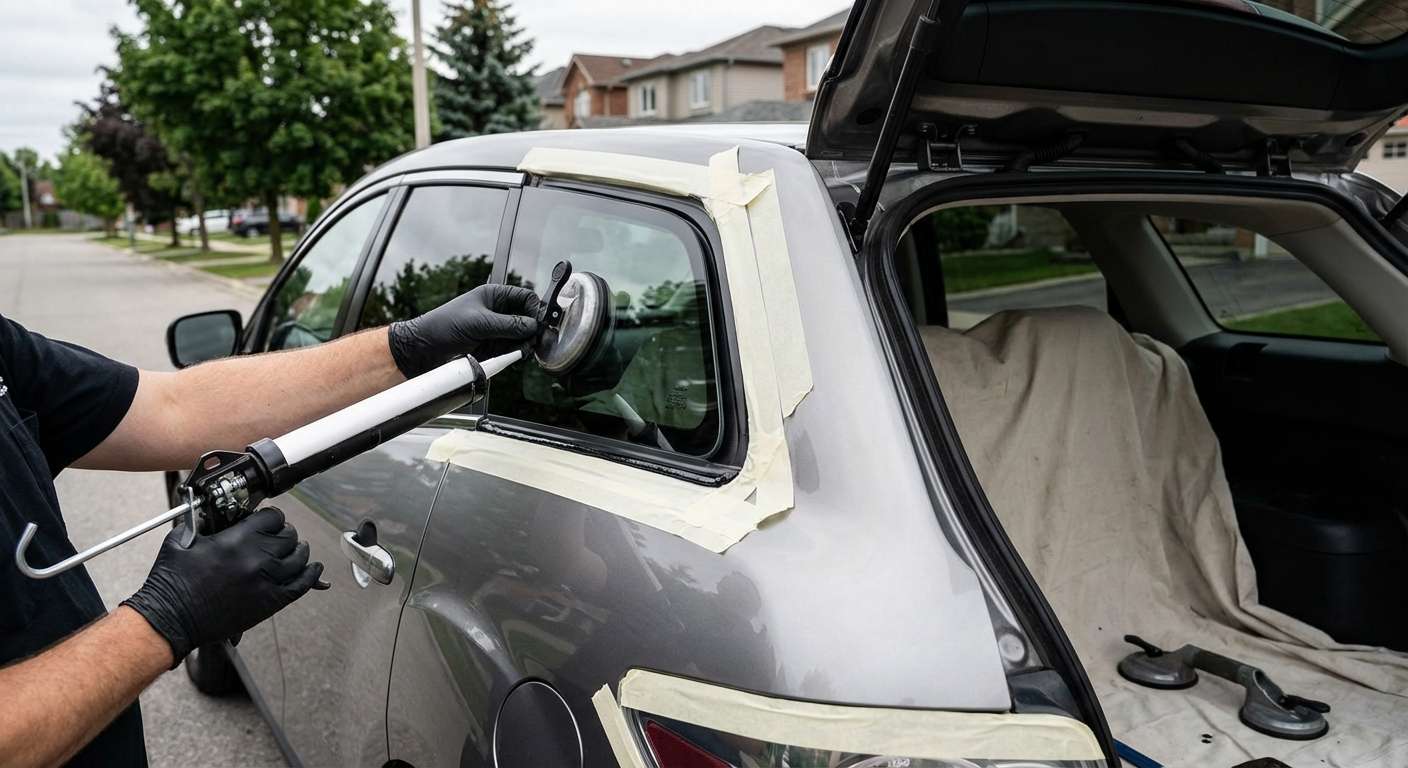 Quarter Glass Replacement for Mazda CX-7 2007-2012 by Alexwindshield
