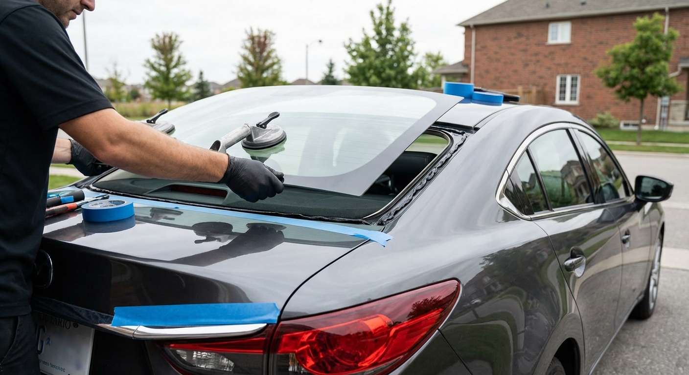 Back Glass Replacement for Mazda Mazda6 2014-2021 by Alexwindshield