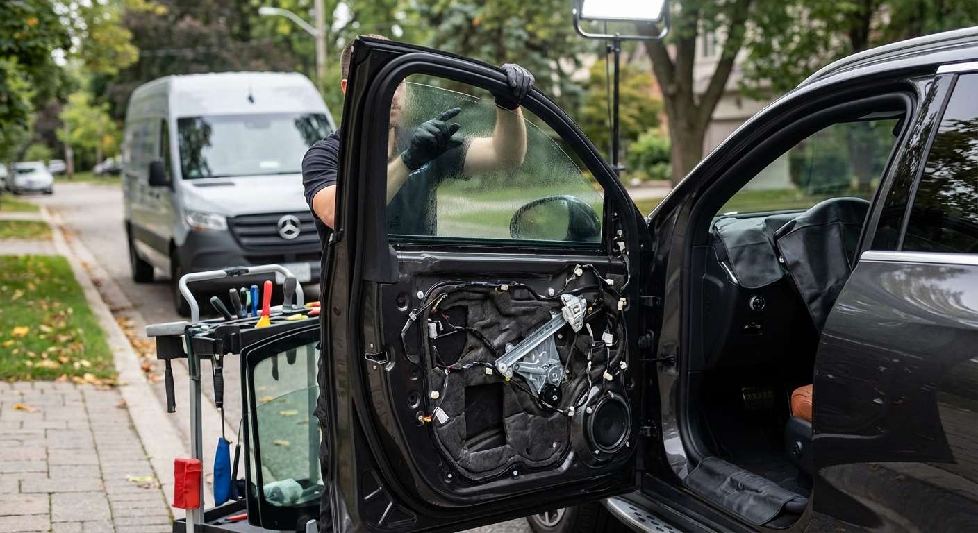 Door Glass Replacement for Mercedes-Benz GLC-Class 2023-2027 (X254) by Alexwindshield