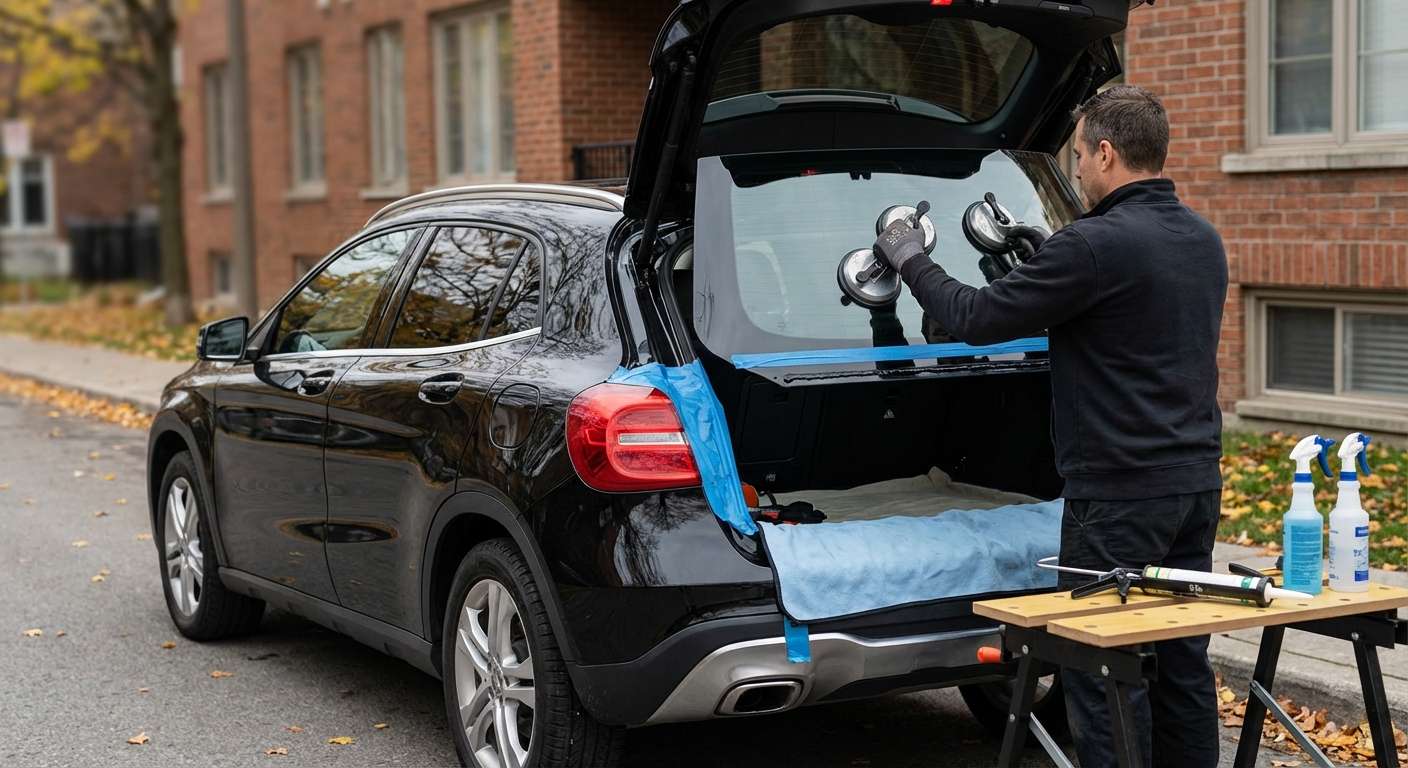 Back Glass Replacement for Mercedes-Benz GLA-Class 2014-2020 by Alexwindshield