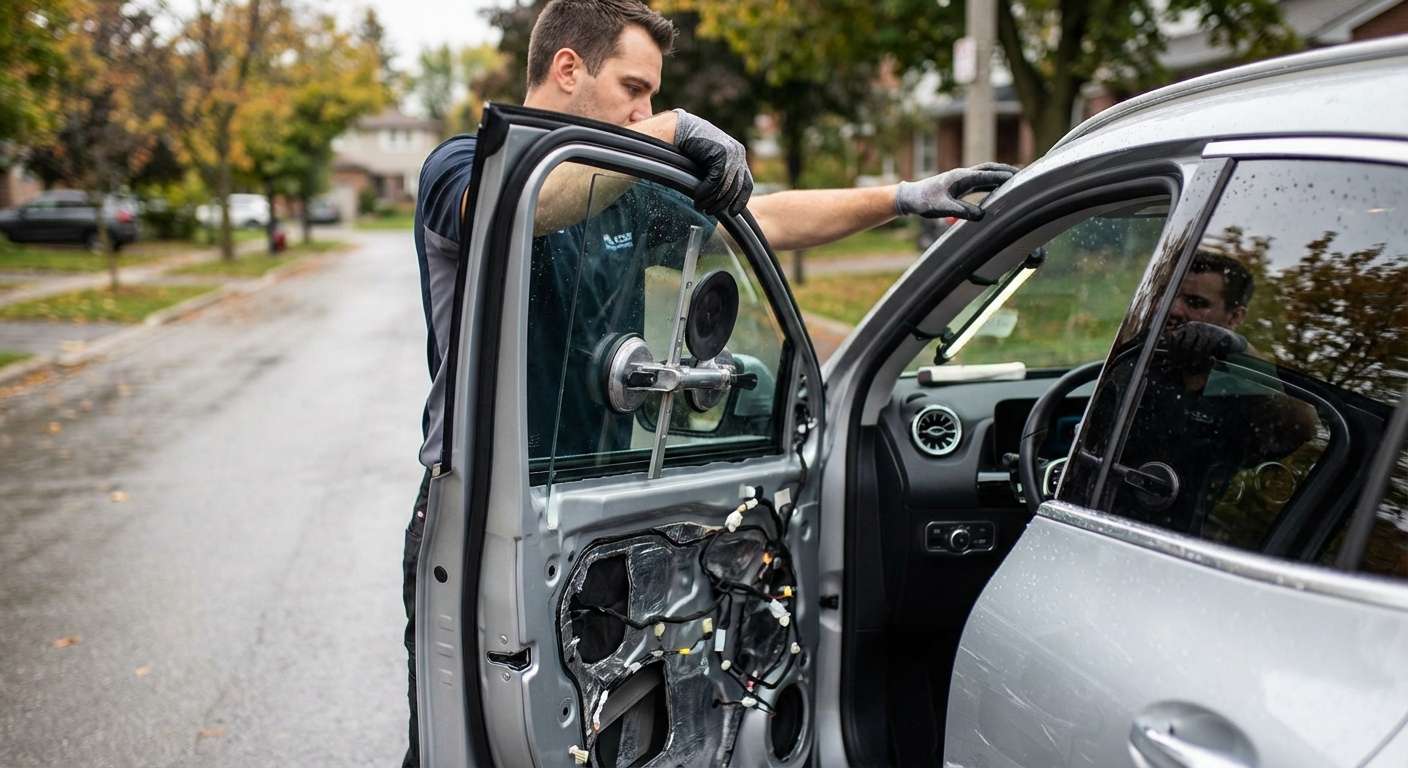 Door Glass Replacement for Mercedes-Benz GLA-Class 2021-2027 by Alexwindshield