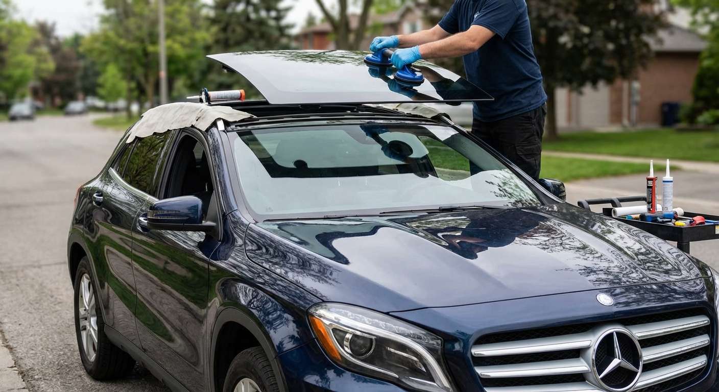 Sunroof Replacement for Mercedes-Benz GLA-Class 2021-2027 by Alexwindshield