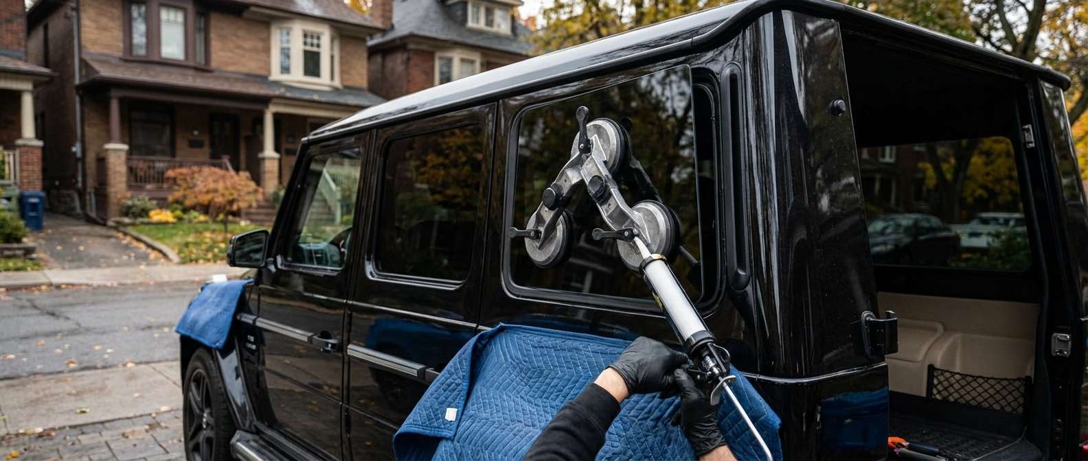 Quarter Glass Replacement for Mercedes-Benz G-Class (G-Wagon) 2002-2018 by Alexwindshield