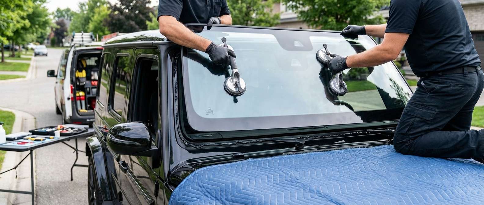Windshield Replacement for Mercedes-Benz G-Class (G-Wagon) 2019-2027 by Alexwindshield