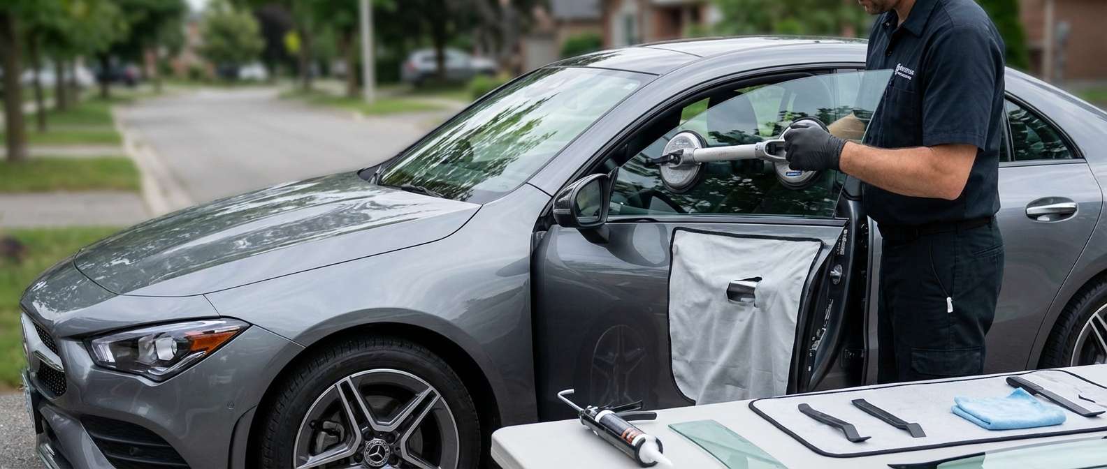 Vent Glass Replacement for Mercedes-Benz CLA-Class 2020-2027 by Alexwindshield
