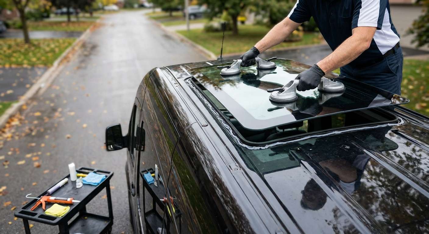 Sunroof Replacement for Mercedes-Benz Sprinter 2007-2018 by Alexwindshield