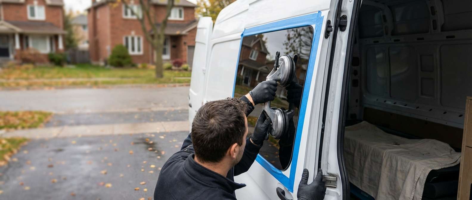 Quarter Glass Replacement for Mercedes-Benz Sprinter 2019-2027 by Alexwindshield