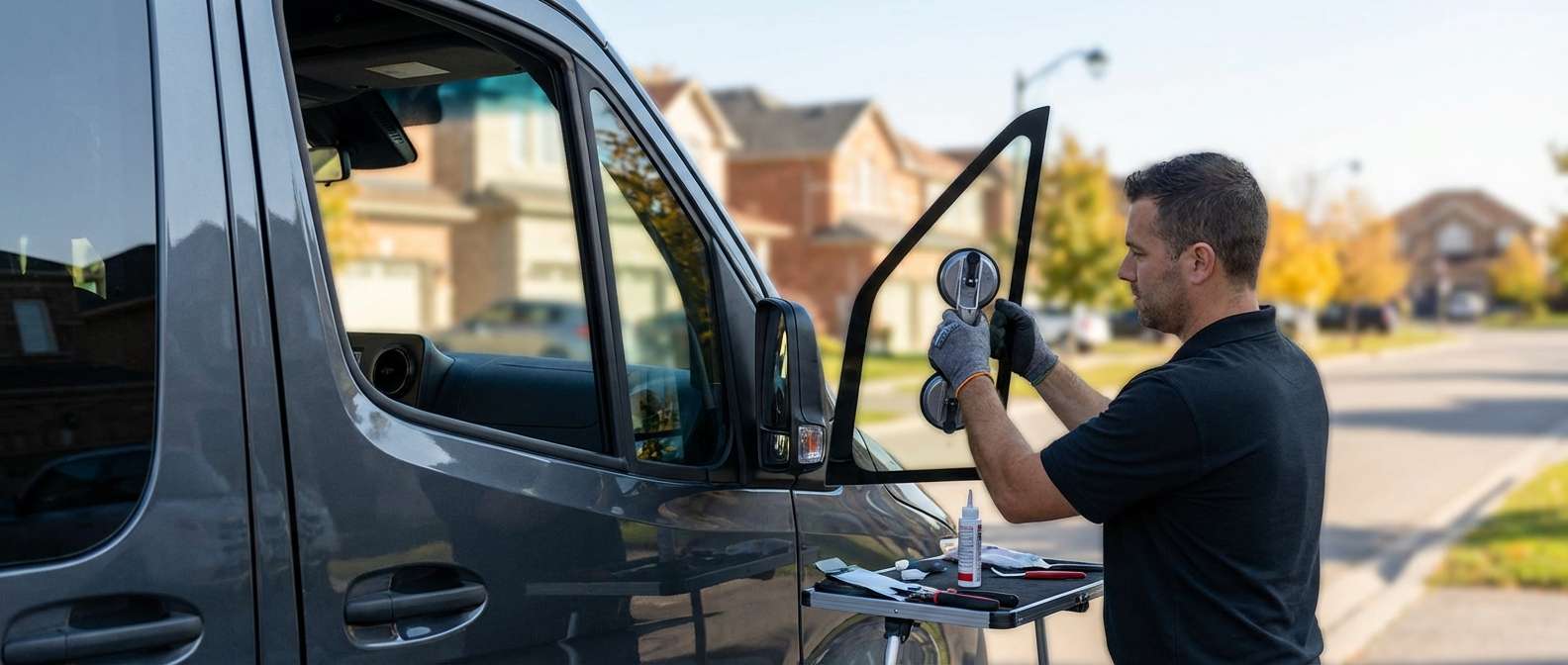 Vent Glass Replacement for Mercedes-Benz Sprinter 2019-2027 by Alexwindshield