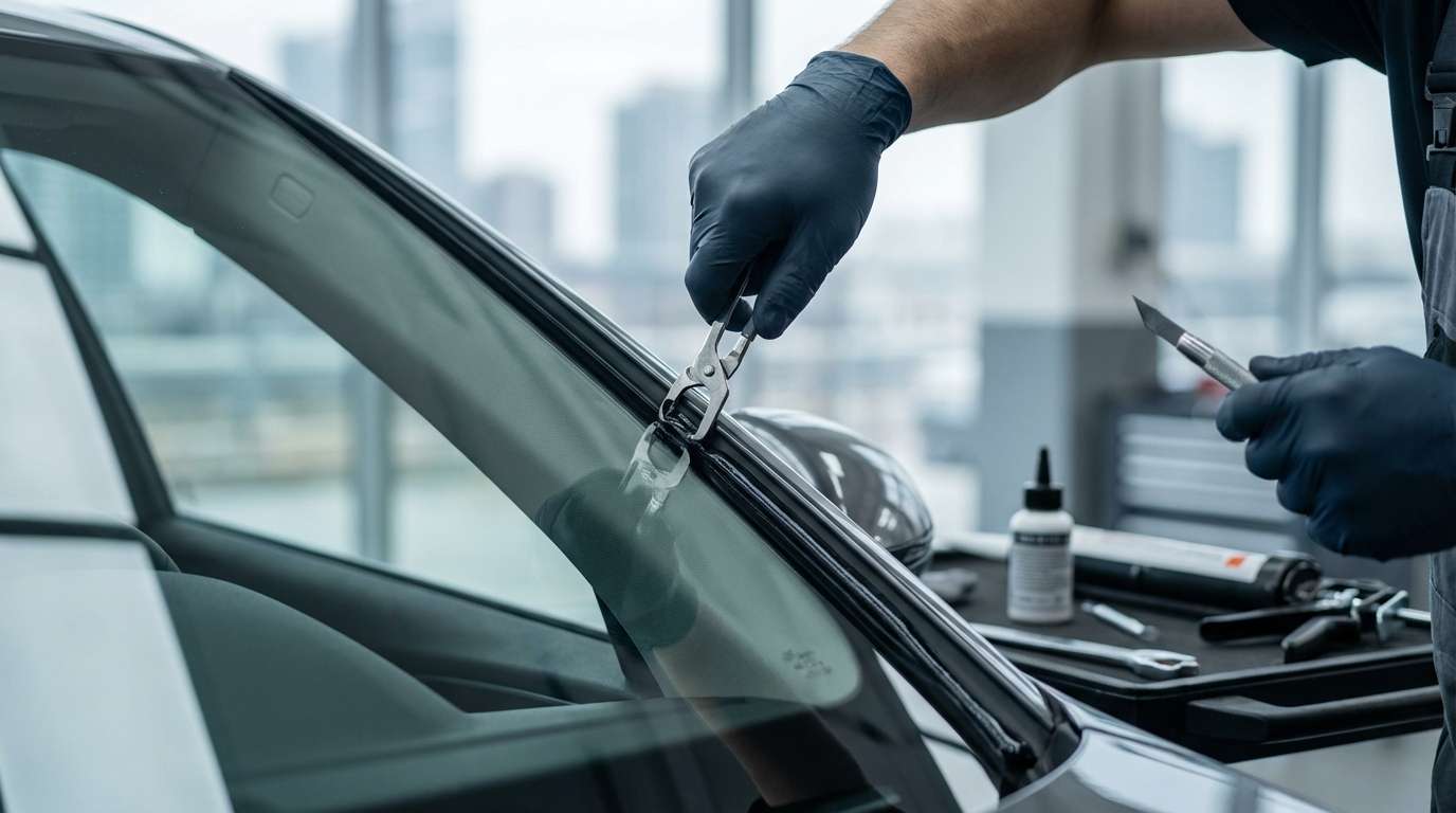 Mobile Glazing Segmental Analysis: Partitioning Cold Knife and Wire Cut-Out Zones around Cowl Clips and Glass Run Channels for a Uniform Pinch Weld Primer and Urethane Bead Distribution with AlexWindshield