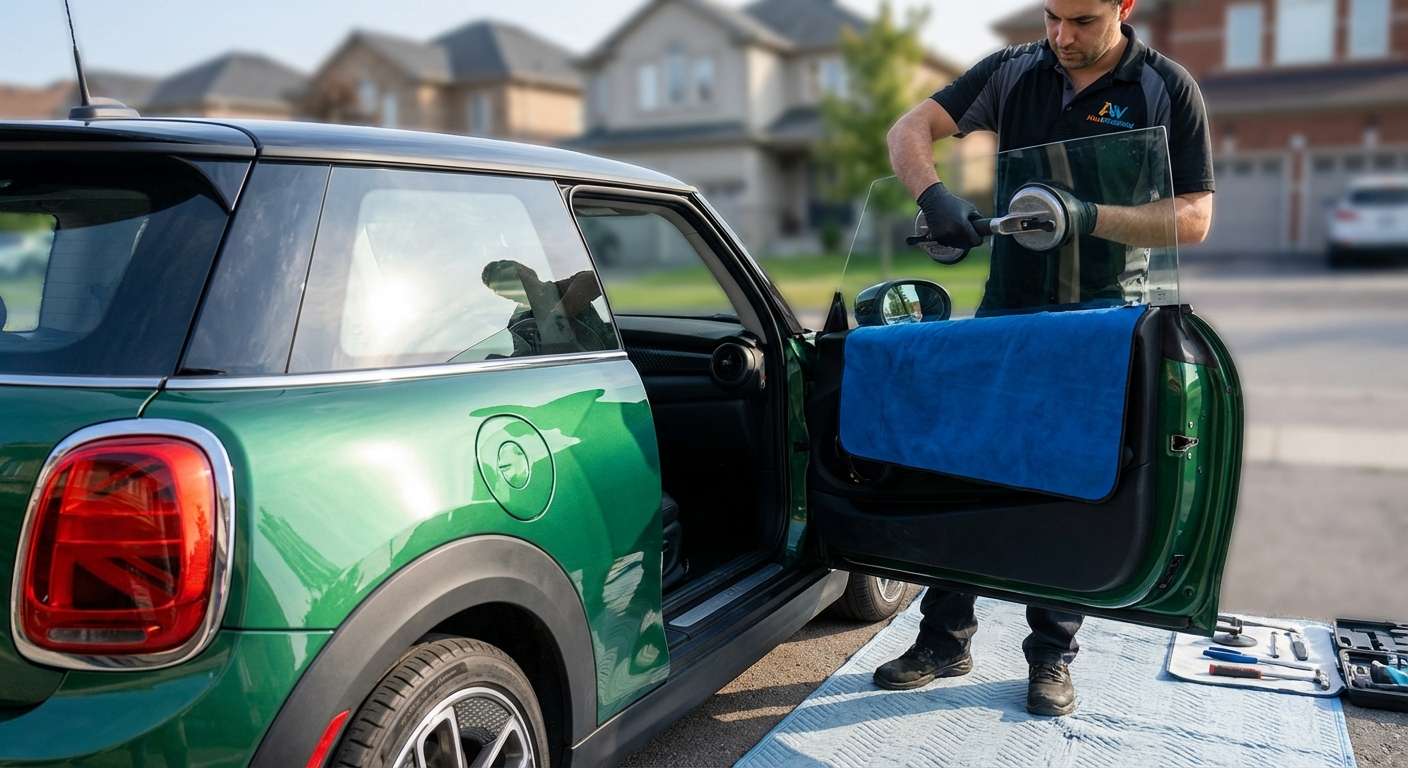 Door Glass Replacement for MINI Cooper SE (Electric) 2020-2024 by Alexwindshield