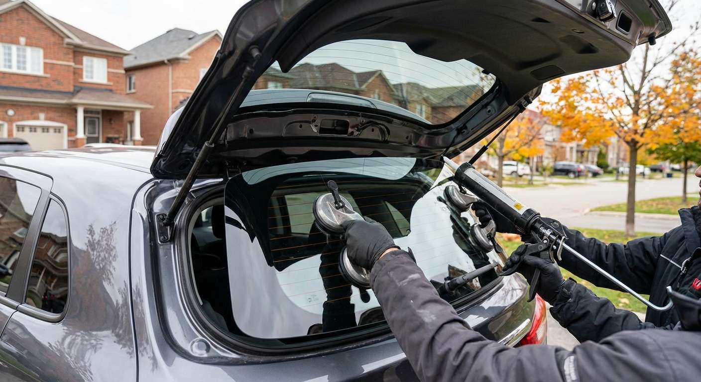 Back Glass Replacement for Mitsubishi Outlander Sport / RVR 2011-2024 by Alexwindshield