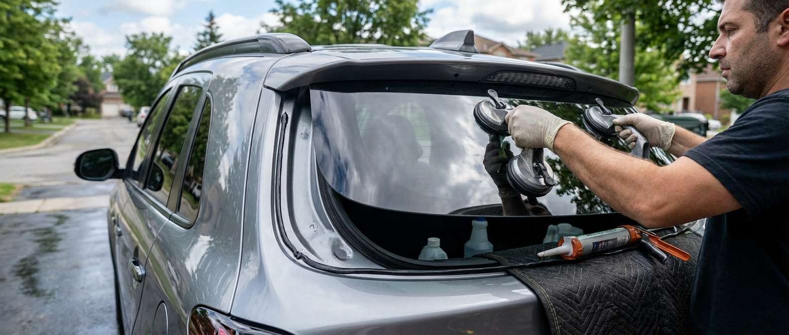 Back Glass Replacement for Mitsubishi Outlander Sport / RVR 2025-2027 by Alexwindshield