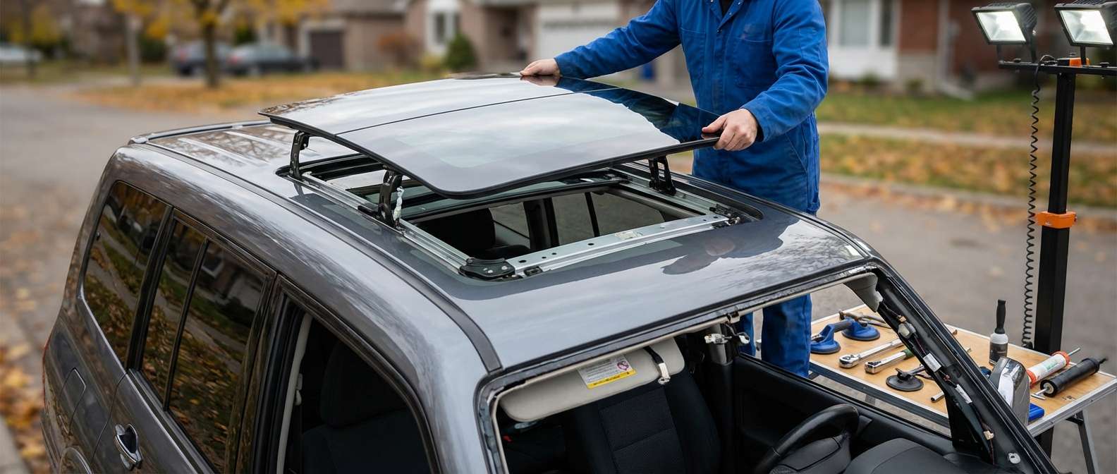 Sunroof Replacement for Mitsubishi Montero / Pajero 2001-2006 by Alexwindshield