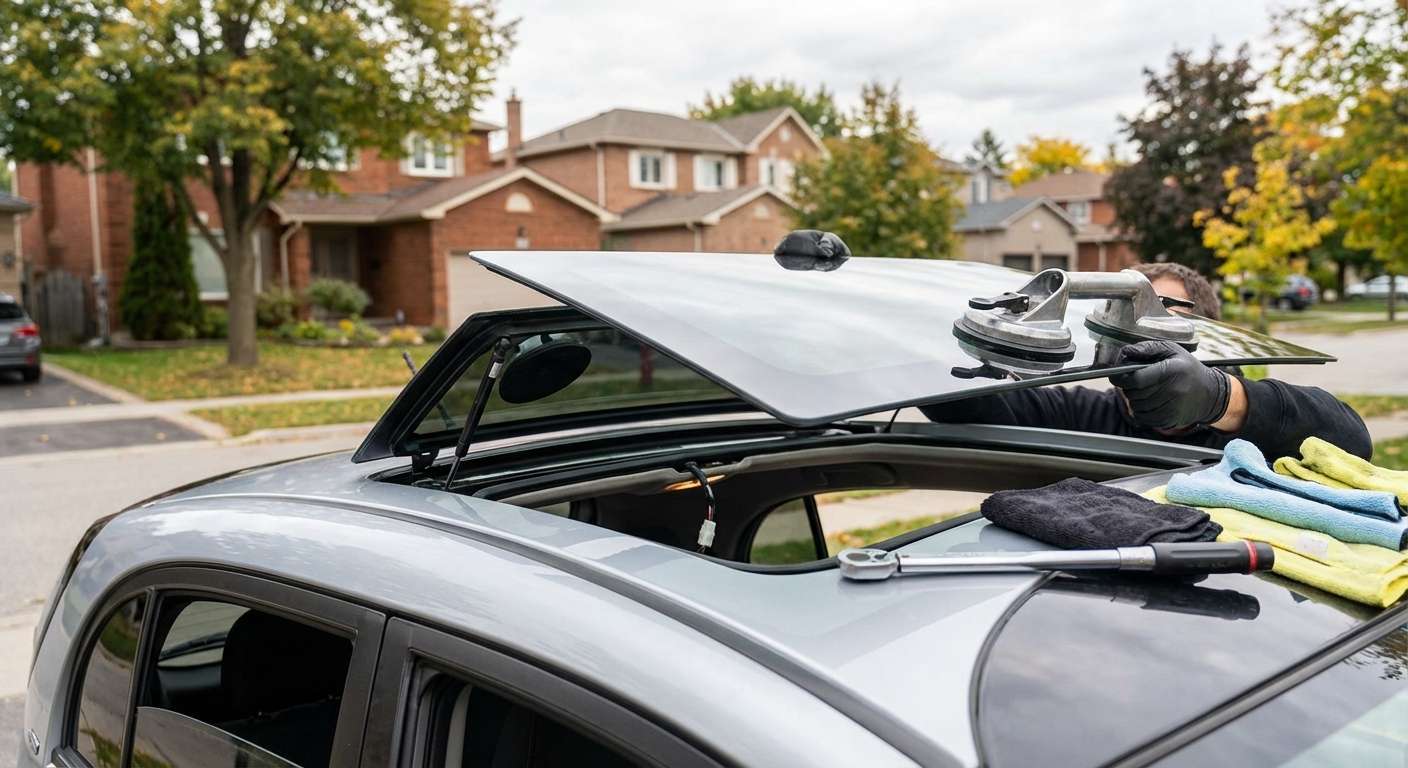 Sunroof Replacement for Mitsubishi i-MiEV (EV) 2012-2017 by Alexwindshield