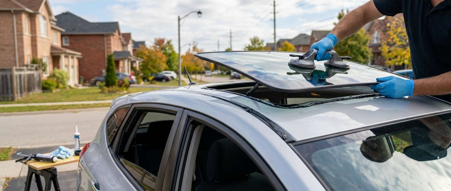 Sunroof Replacement for Nissan Rogue 2008-2013 by Alexwindshield