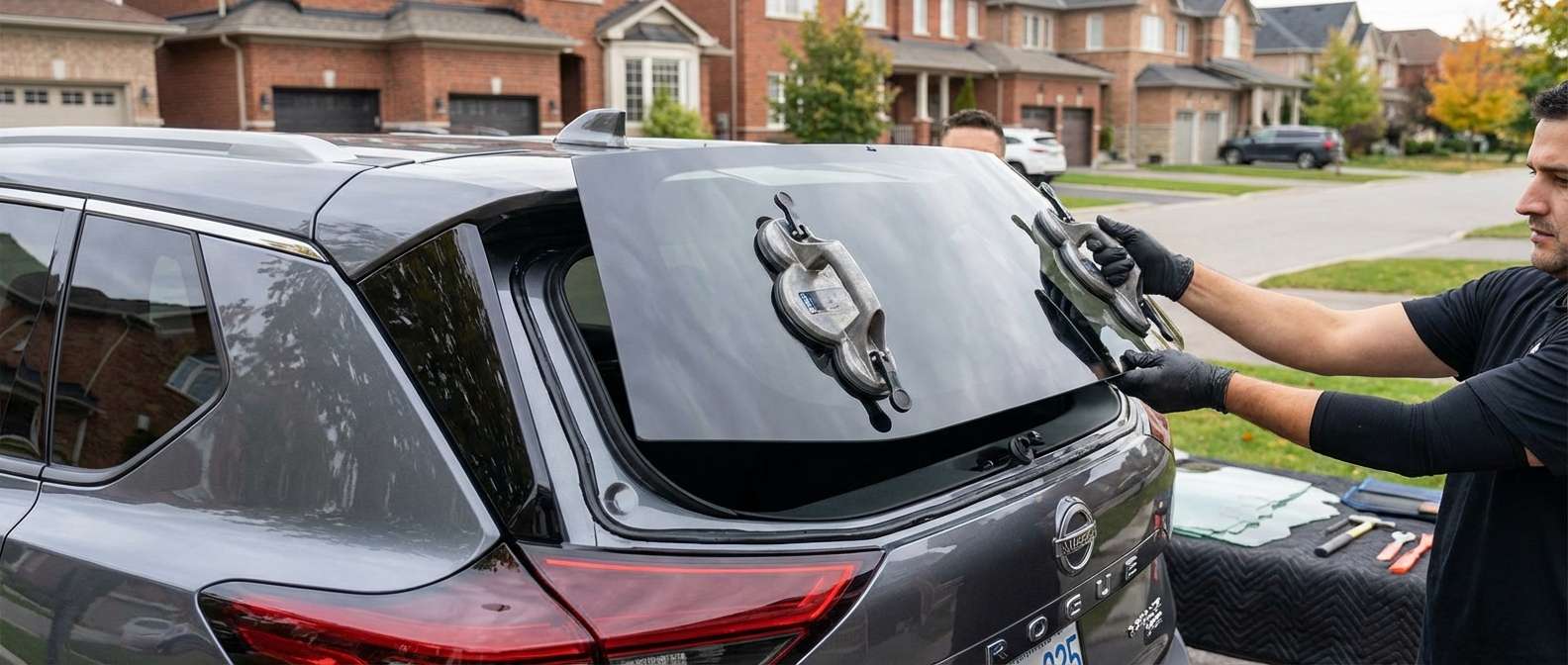Back Glass Replacement for Nissan Rogue 2021-2027 by Alexwindshield