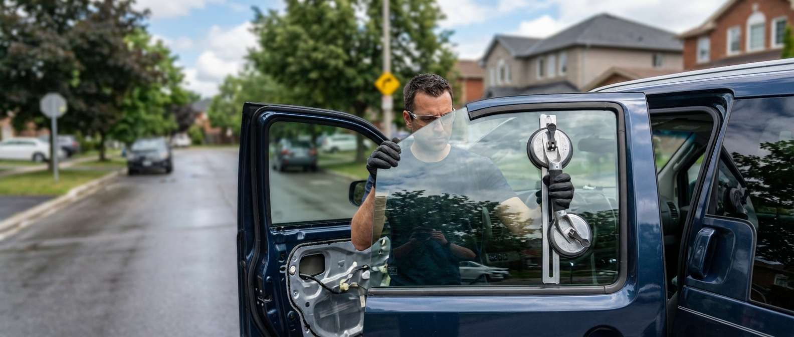 Door Glass Replacement for Nissan Pathfinder 2005-2012 by Alexwindshield