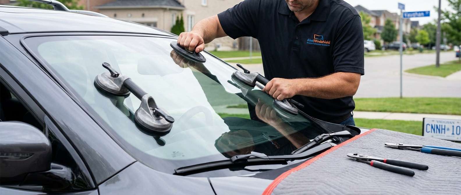 Windshield Replacement for Nissan Pathfinder 2013-2021 by Alexwindshield