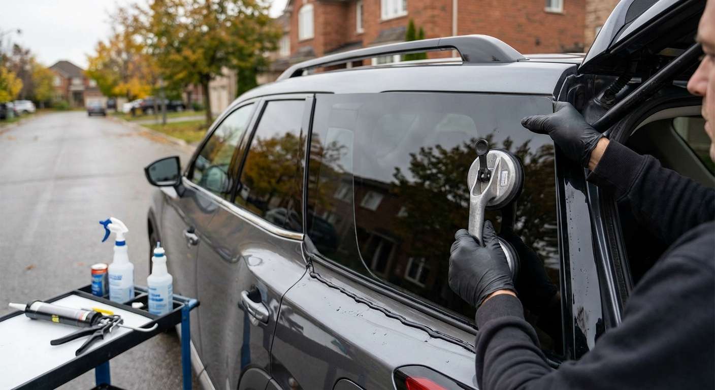 Quarter Glass Replacement for Nissan Pathfinder 2022-2027 by Alexwindshield