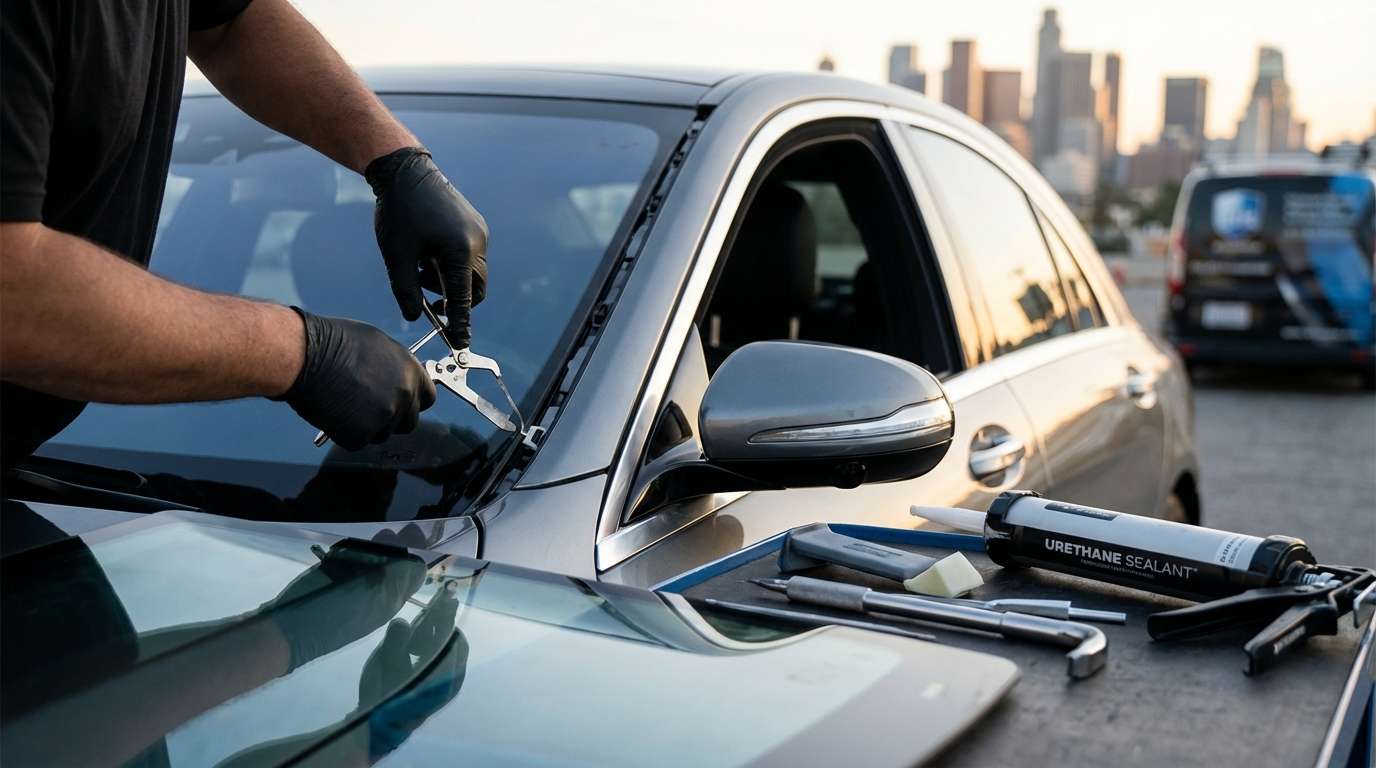 Mobile Glazing Substrate Thermodynamics: Managing Cold Knife and Wire Cut-Out Friction around Cowl Clips and Glass Run Channels to Optimize Pinch Weld Primer Application and Urethane Bead Curing Cycles with AlexWindshield