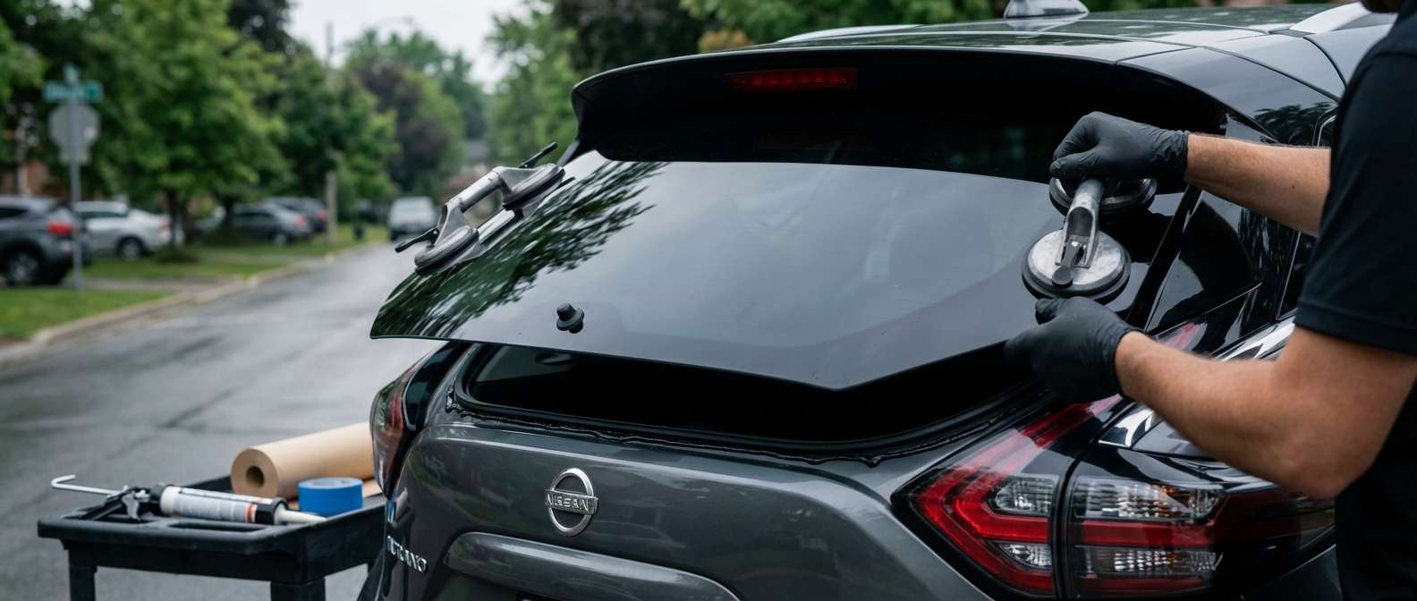 Back Glass Replacement for Nissan Murano 2015-2024 by Alexwindshield
