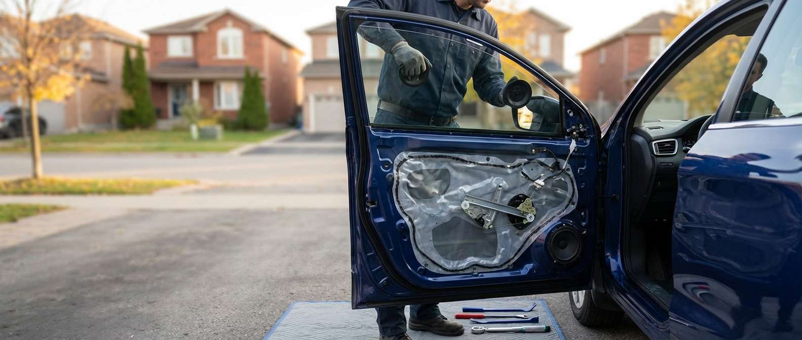 Door Glass Replacement for Nissan Qashqai (Rogue Sport) 2017-2023 by Alexwindshield