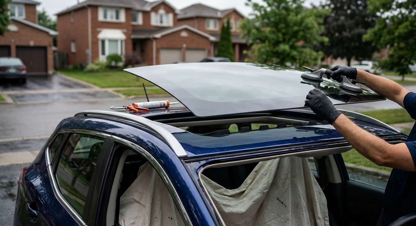 Sunroof Replacement for Nissan Qashqai (Rogue Sport) 2017-2023 by Alexwindshield