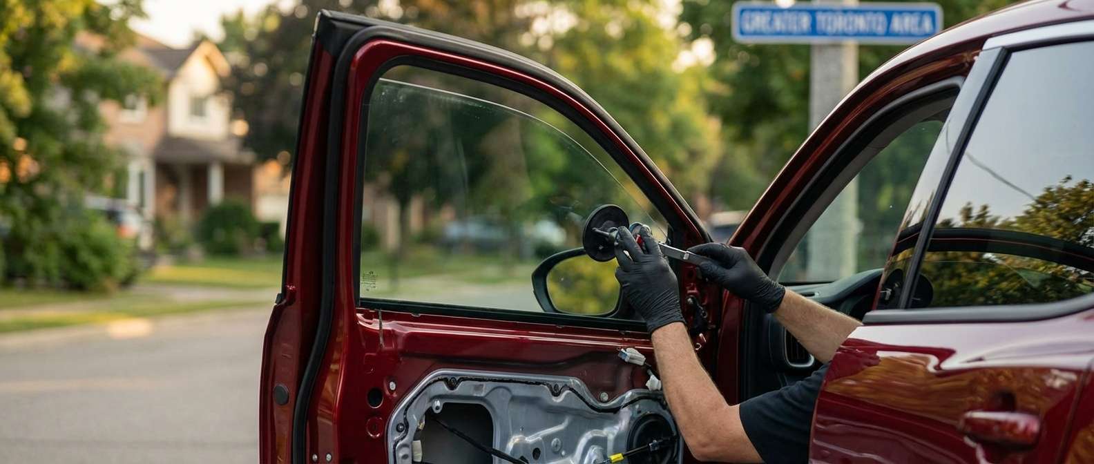Door Glass Replacement for Nissan Kicks 2025-2027 by Alexwindshield