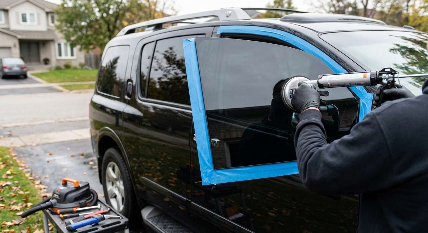 Vent Glass Replacement for Nissan Armada 2004-2015 by Alexwindshield