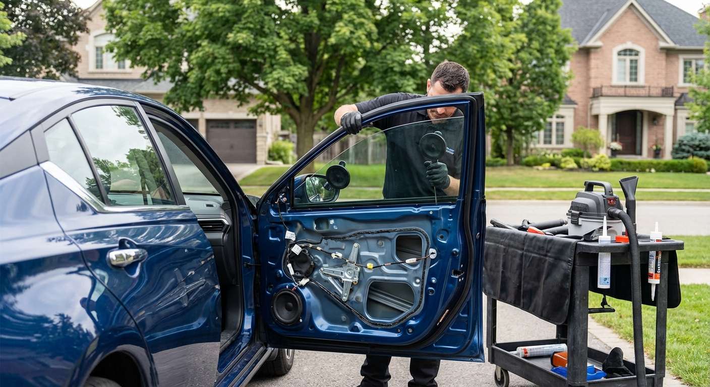 Door Glass Replacement for Nissan Altima 2019-2027 by Alexwindshield