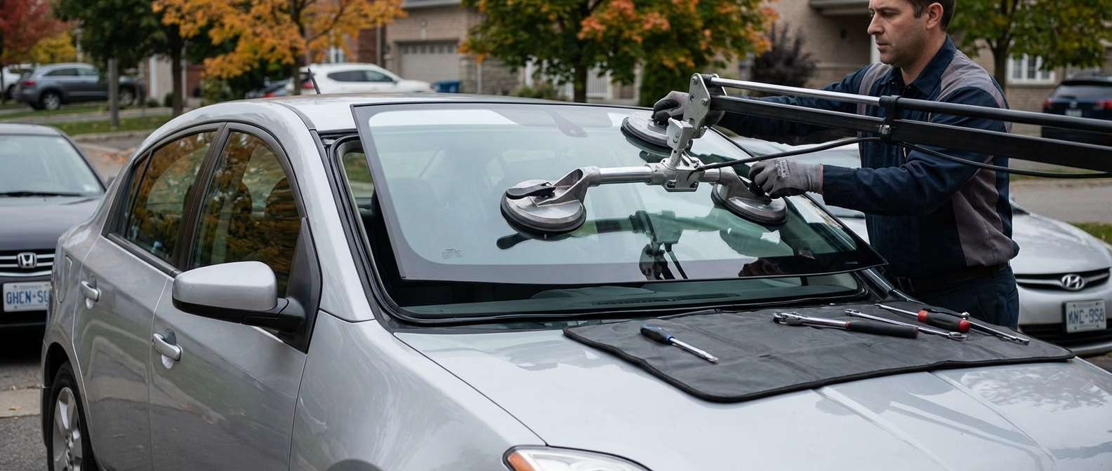 Windshield Replacement for Nissan Sentra 2007-2012 by Alexwindshield
