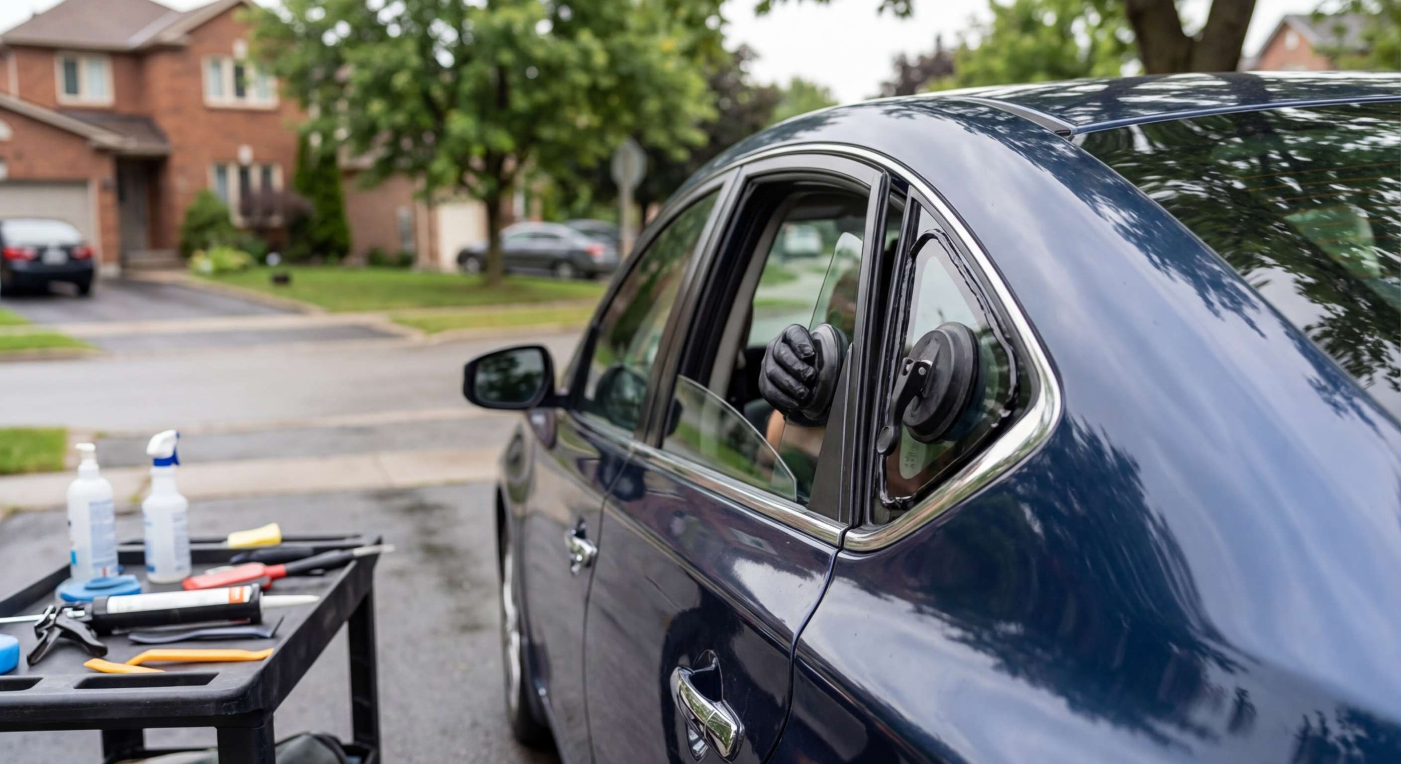 Quarter Glass Replacement for Nissan Sentra 2013-2019 by Alexwindshield