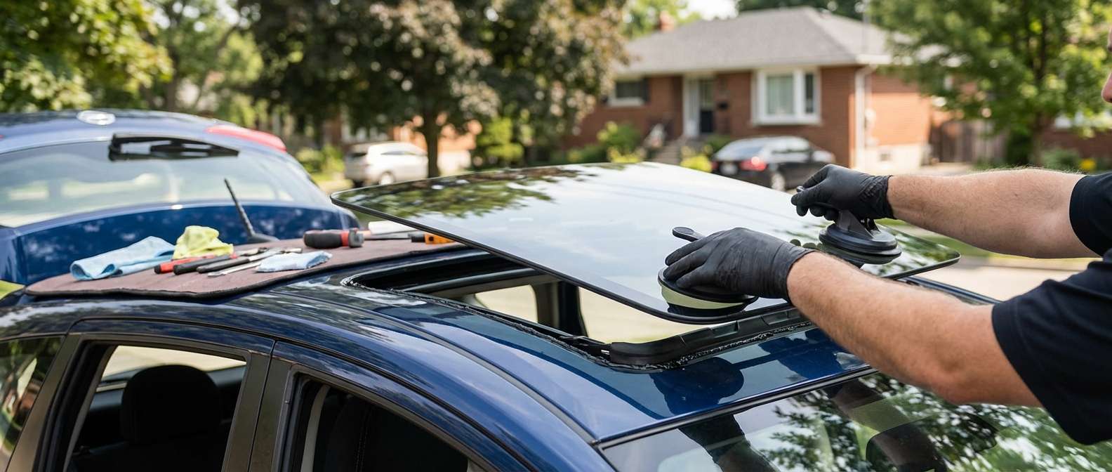 Sunroof Replacement for Nissan Versa / Versa Note 2007-2019 by Alexwindshield