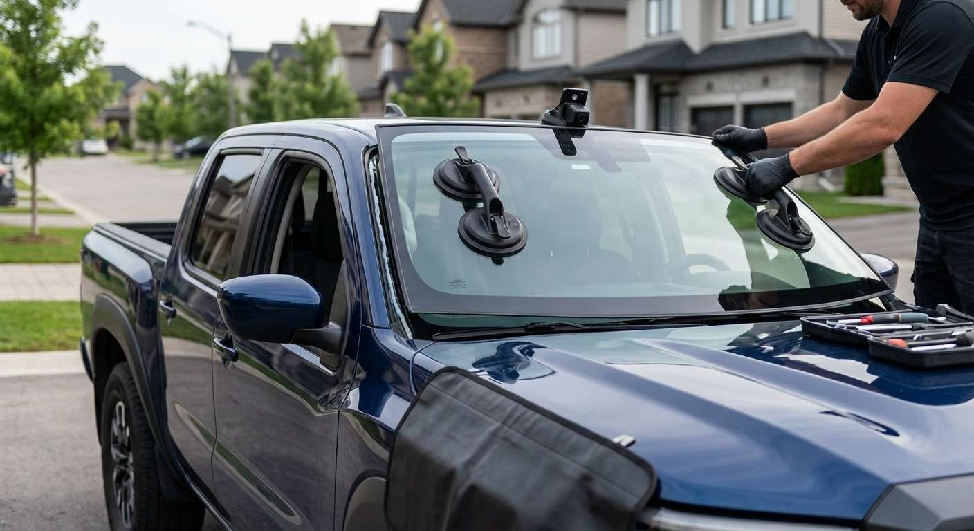 Windshield Replacement for Nissan Frontier 2022-2027 by Alexwindshield