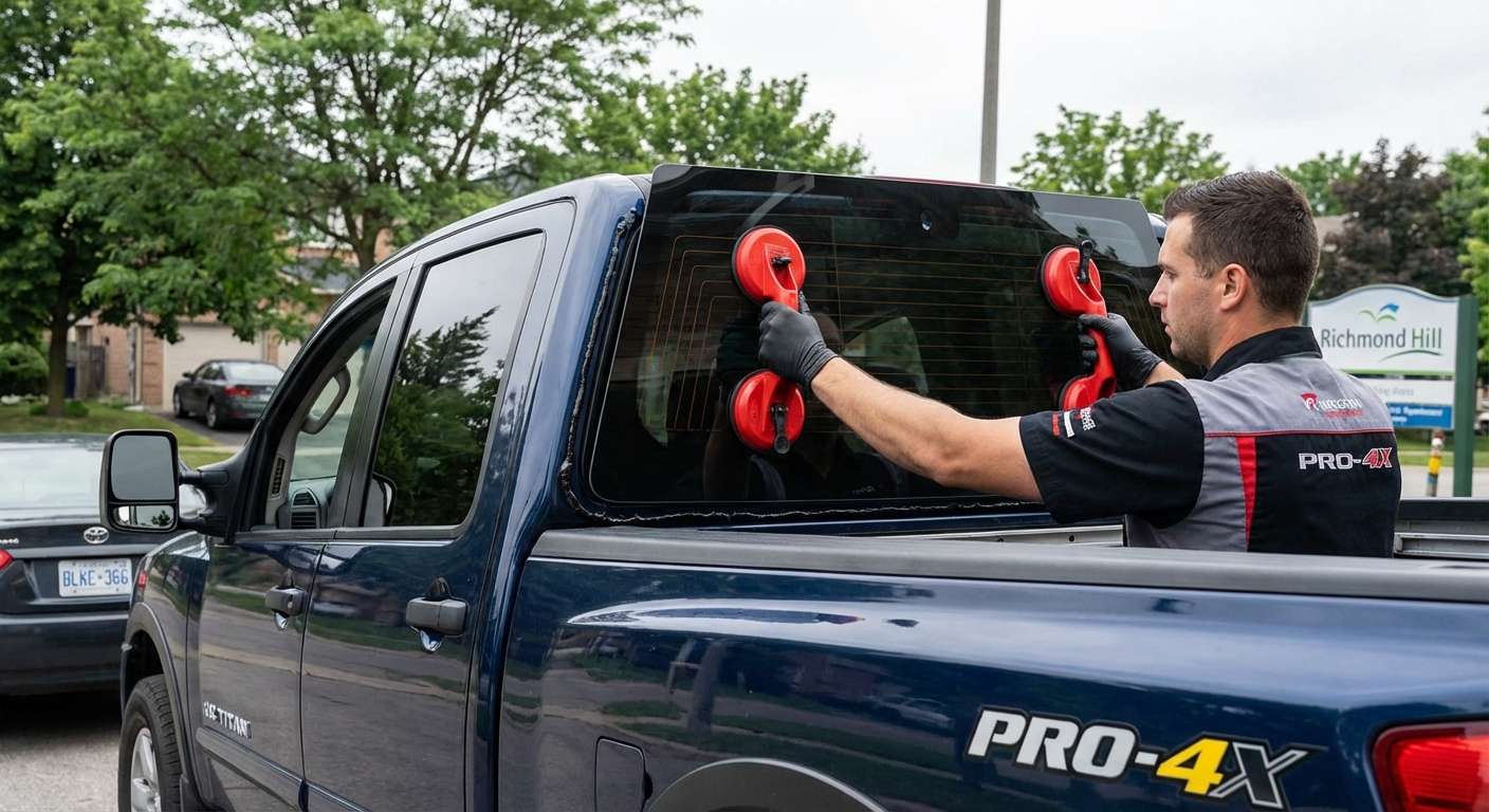 Back Glass Replacement for Nissan Titan 2016-2024 by Alexwindshield