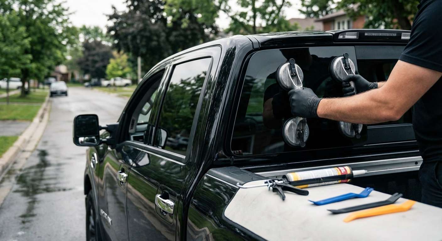 Quarter Glass Replacement for Nissan Titan 2016-2024 by Alexwindshield