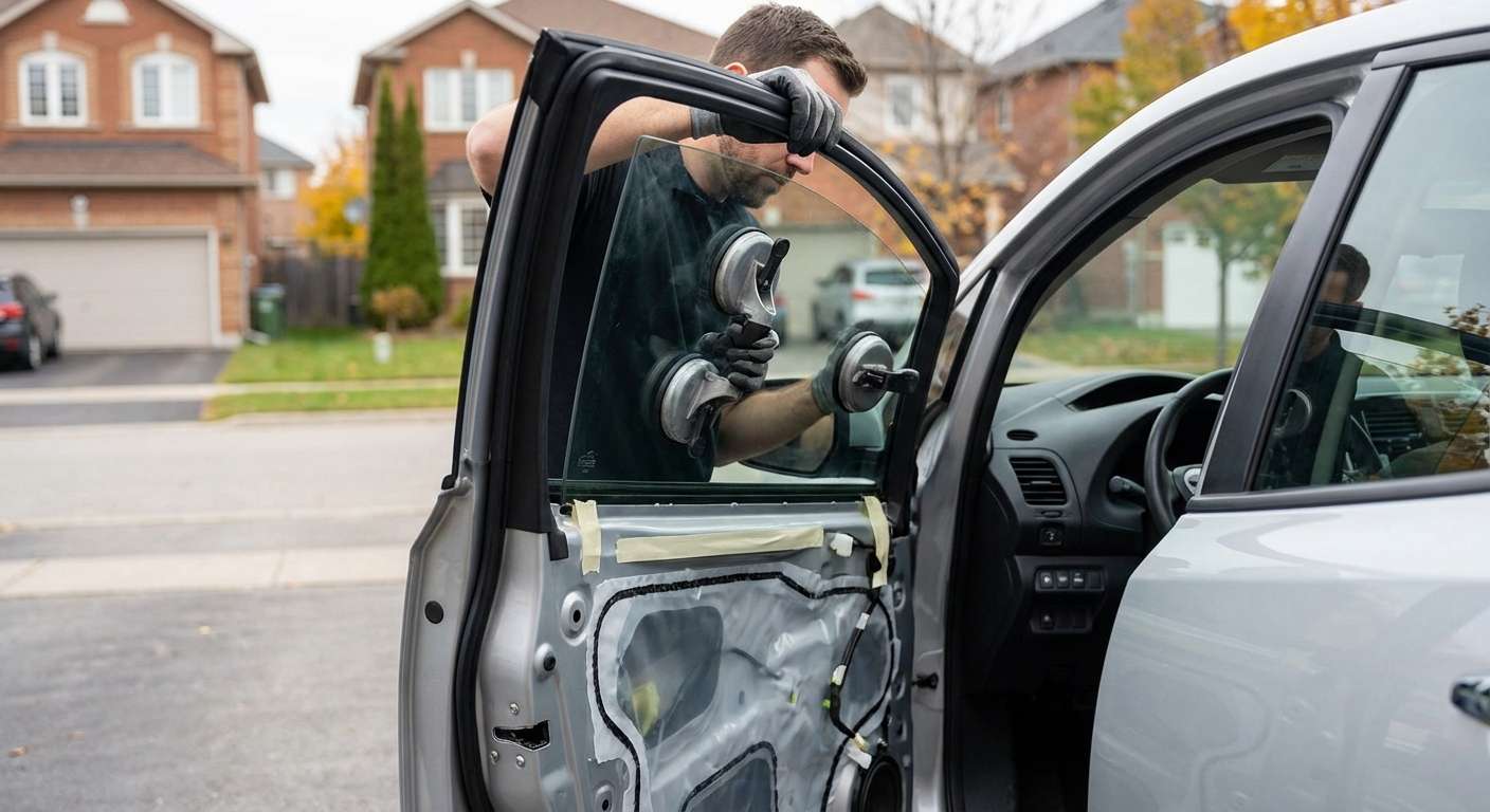 Door Glass Replacement for Nissan Leaf (EV) 2011-2017 by Alexwindshield