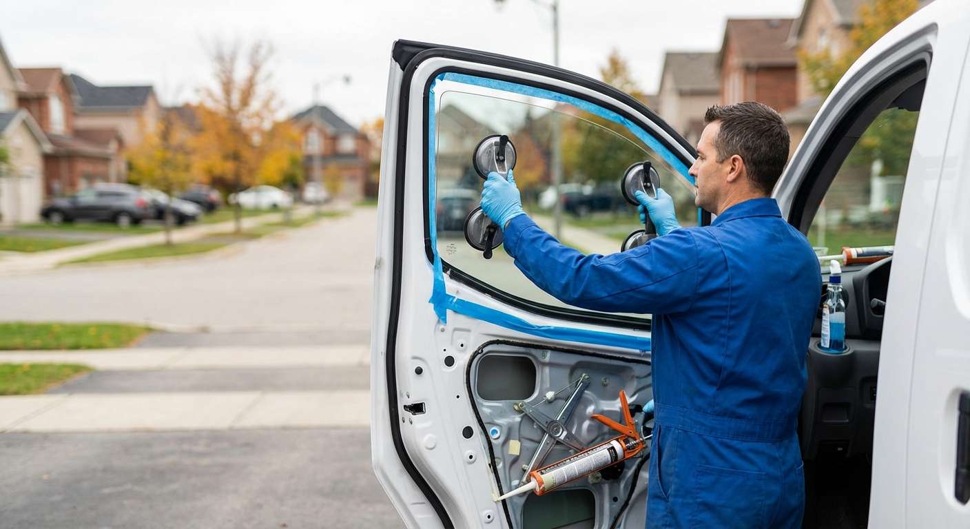 Door Glass Replacement for Nissan NV200 (Van) 2013-2021 by Alexwindshield