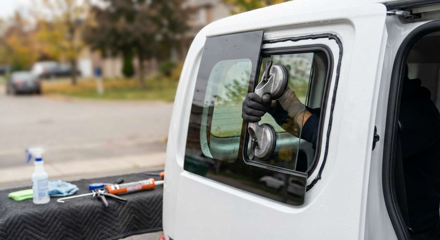Quarter Glass Replacement for Nissan NV200 (Van) 2013-2021 by Alexwindshield