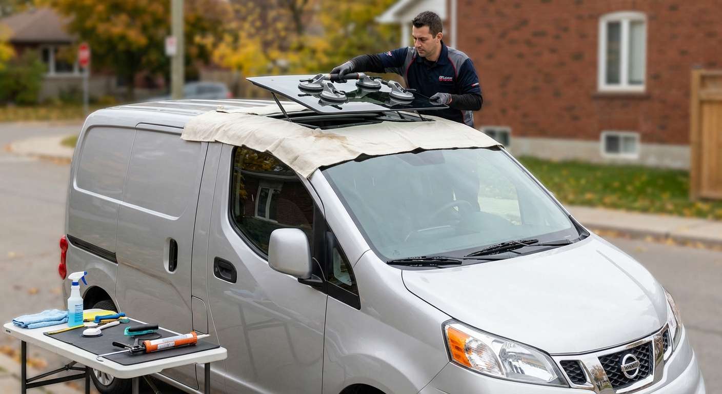 Sunroof Replacement for Nissan NV200 (Van) 2013-2021 by Alexwindshield
