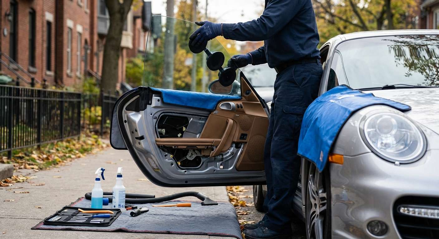 Door Glass Replacement for Porsche 911 2005-2012 (997) by Alexwindshield