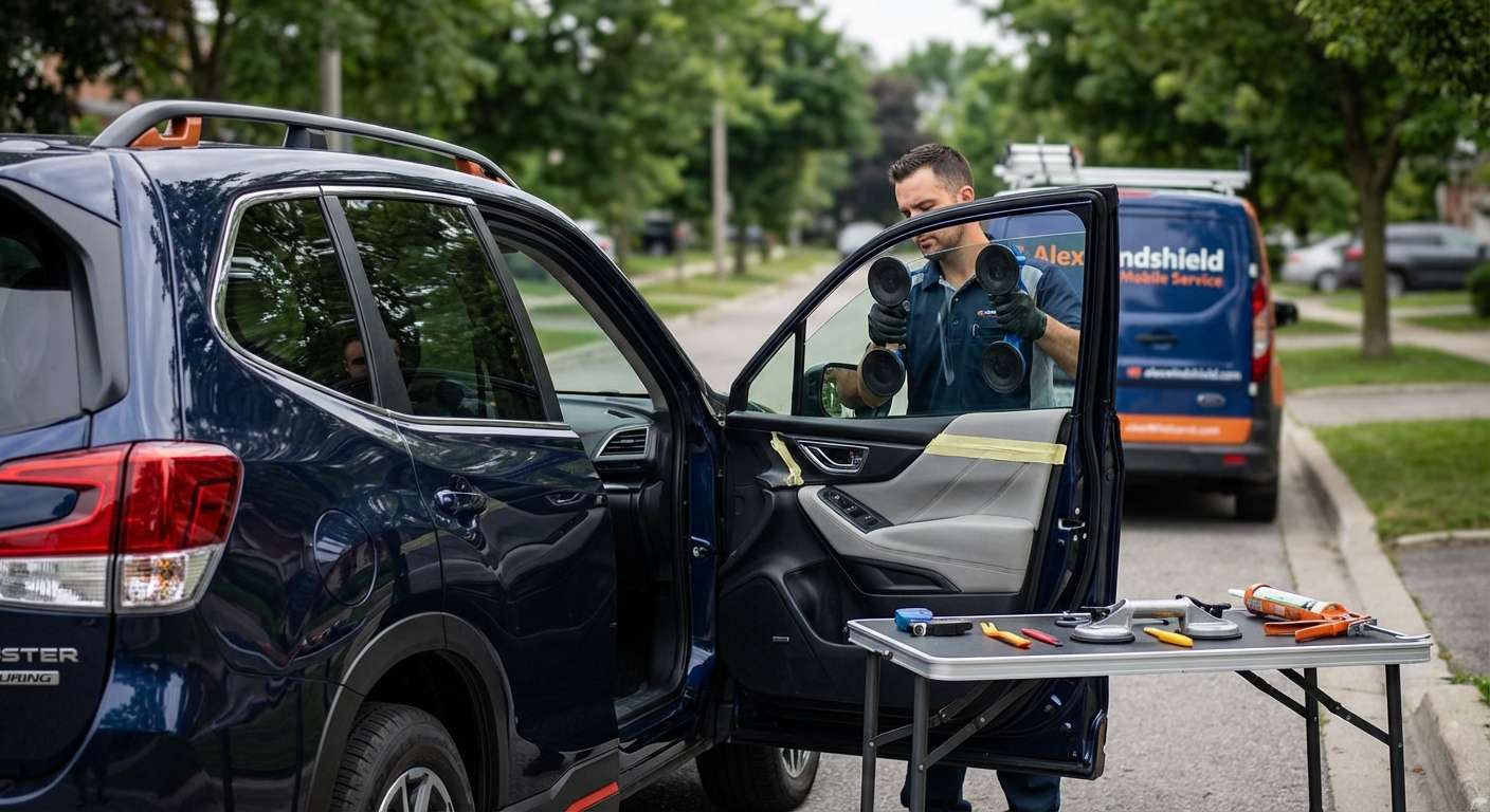 Door Glass Replacement for Subaru Forester 2019-2024 by Alexwindshield