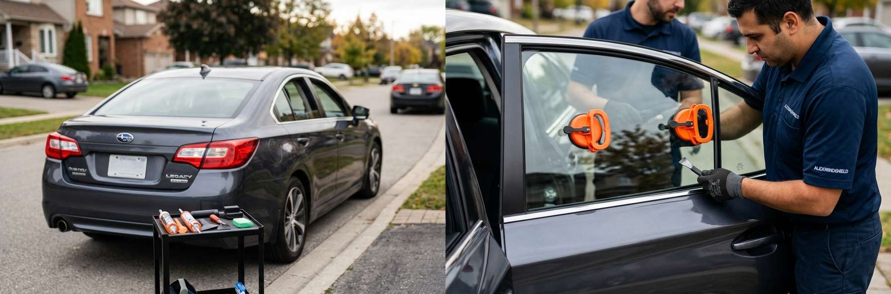 Door Glass Replacement for Subaru Legacy 2015-2019 by Alexwindshield