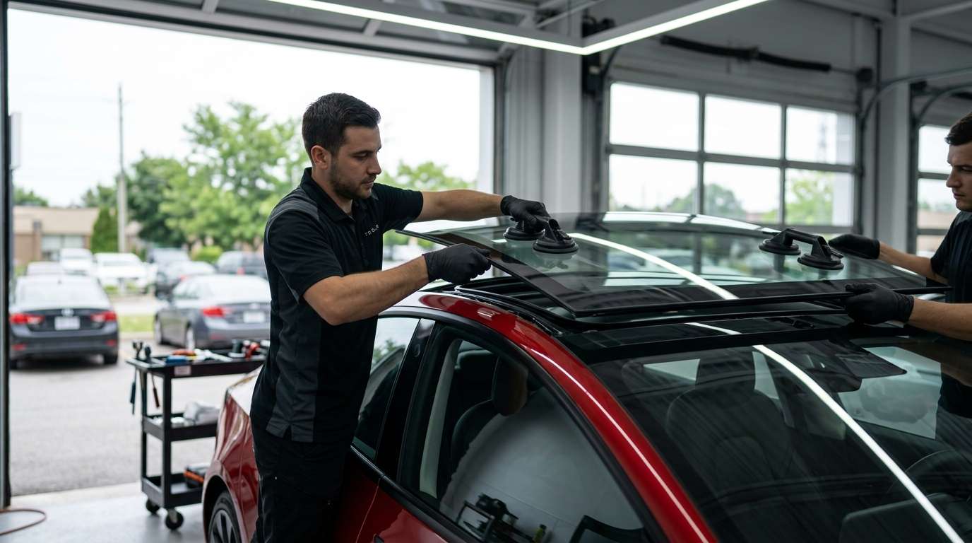 Sunroof Replacement for Tesla Model 3 Highland 2024-2027 by Alexwindshield