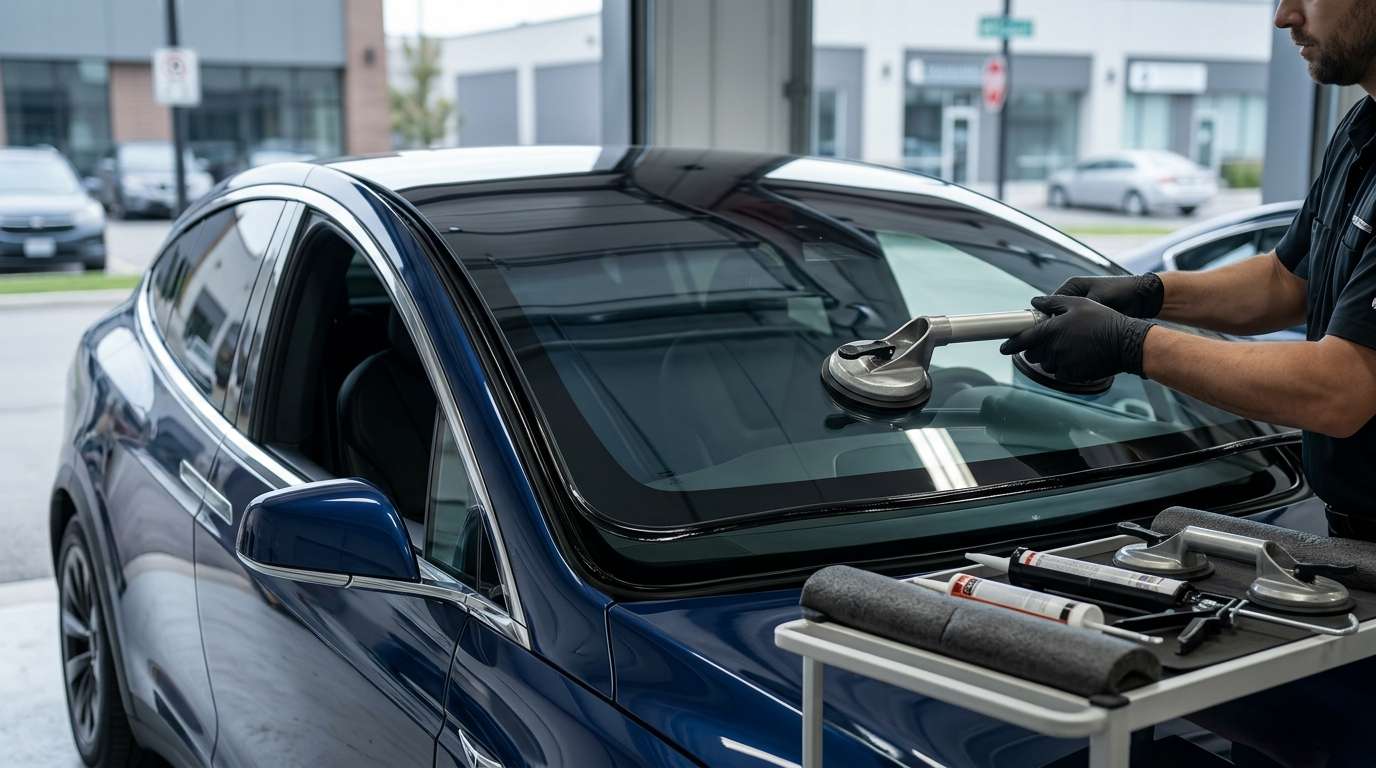 Sunroof Replacement for Tesla Model X (Panoramic) 2016-2021 by Alexwindshield