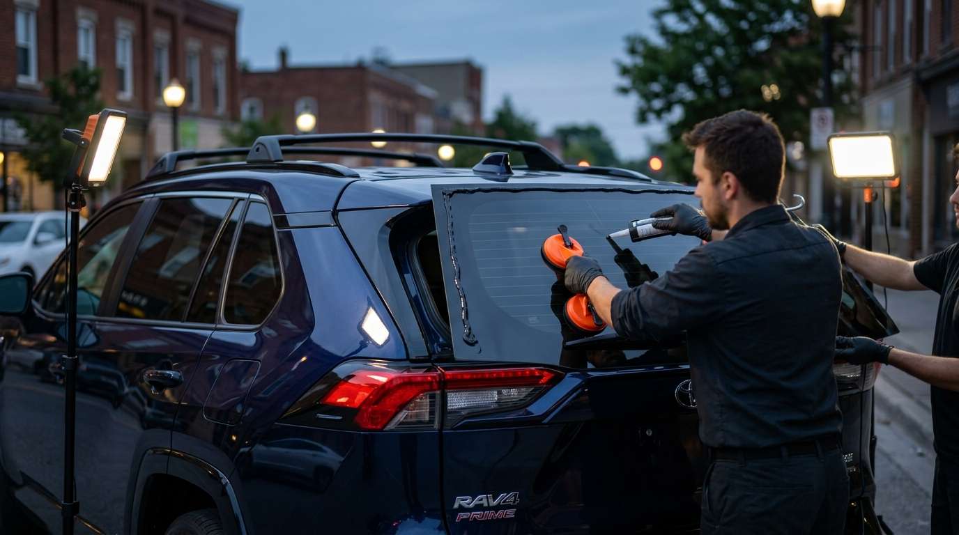 Back Glass Replacement for Toyota RAV4 2019-2027 by Alexwindshield