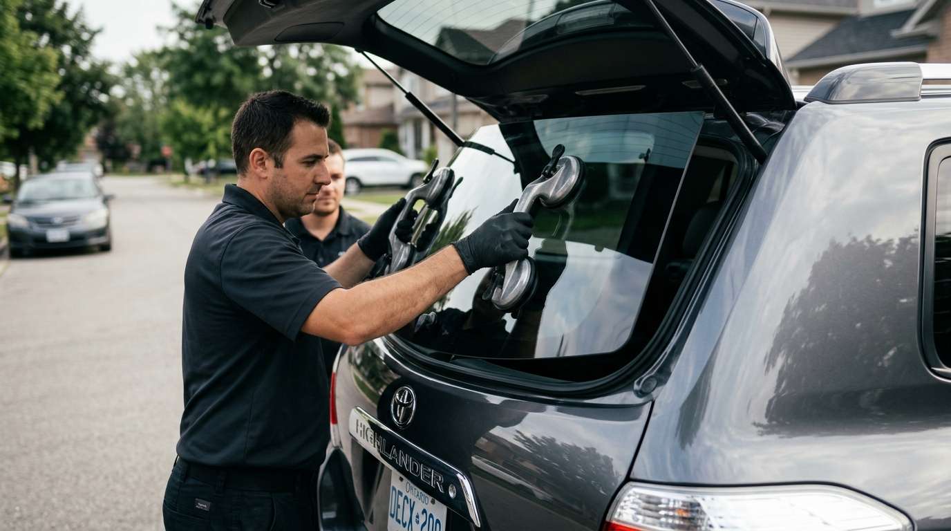 Back Glass Replacement for Toyota Highlander 2008-2013 by Alexwindshield