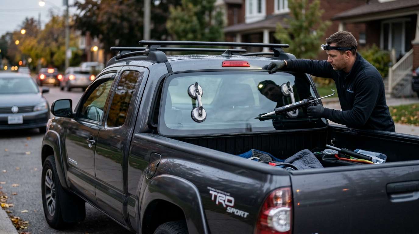 Back Glass Replacement for Toyota Tacoma 2005-2015 by Alexwindshield