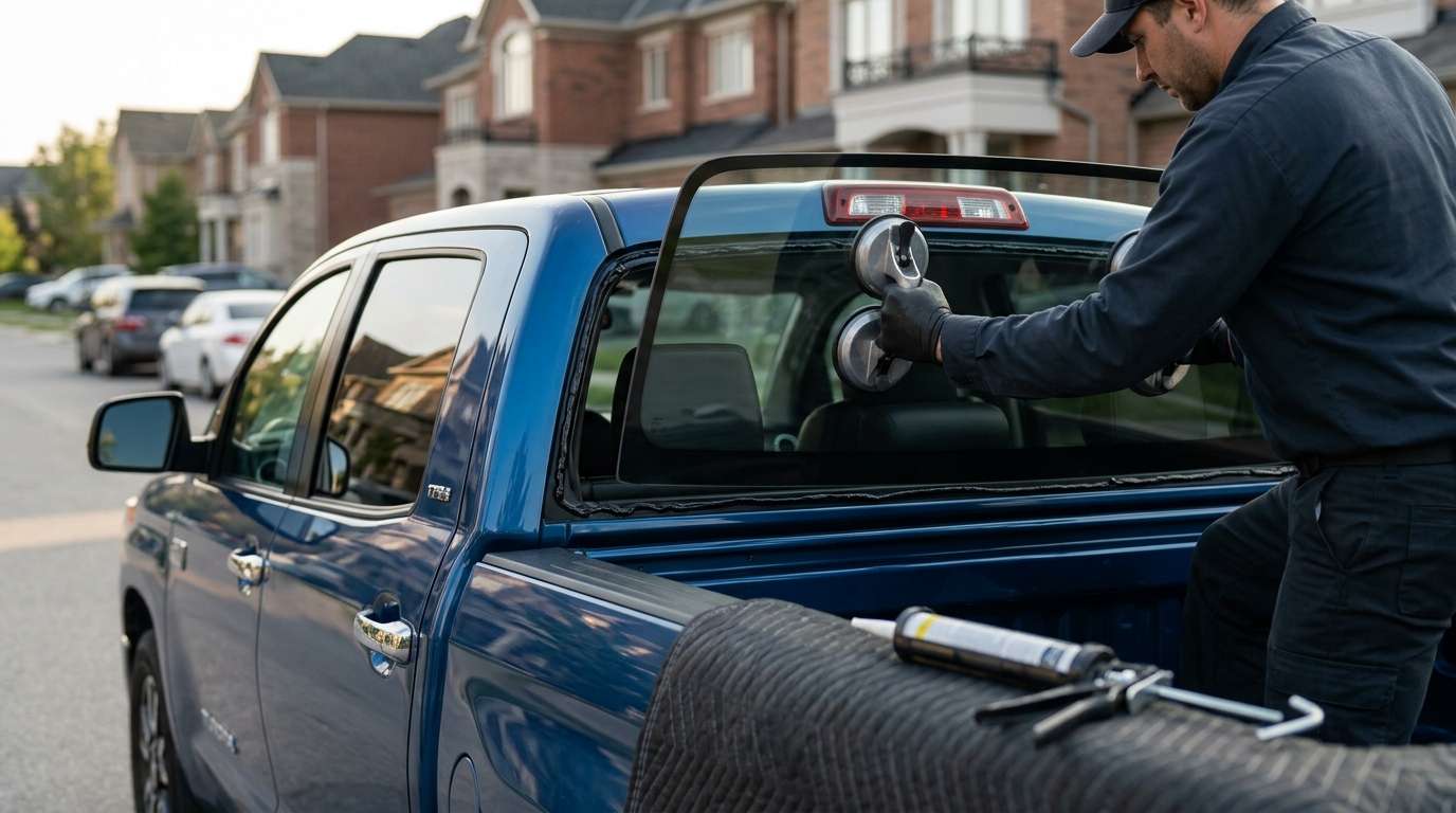 Back Glass Replacement for Toyota Tundra 2007-2021 by Alexwindshield